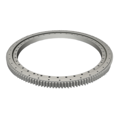 Four-point contact ball slewing bearing with external gear teeth (HVSA series)